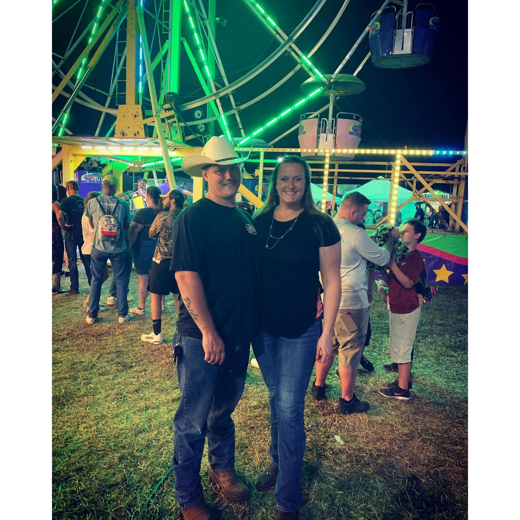 Our first time to the fair together
