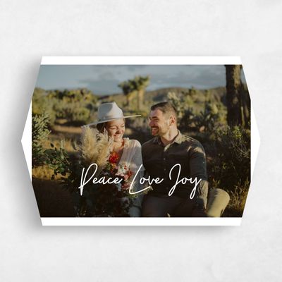White Diamond Holiday Card - Amelie