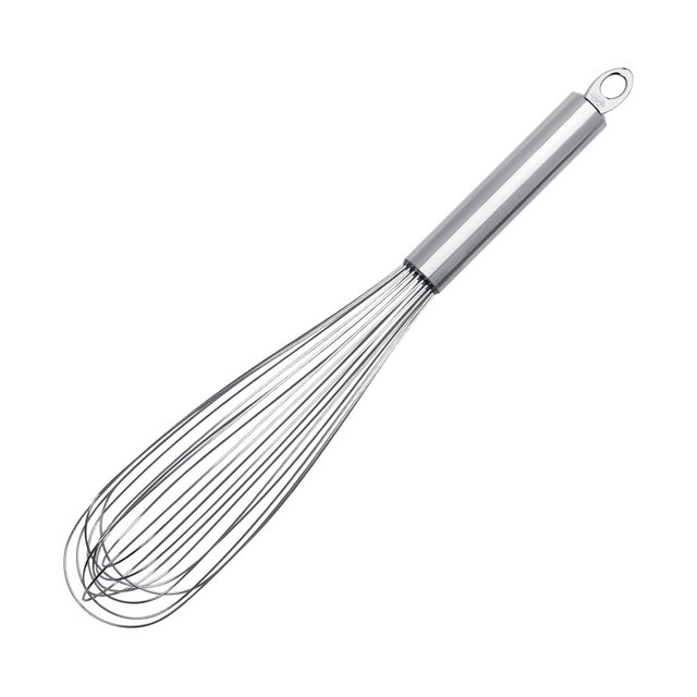Cuisipro Solid Handle 10 Inch Egg Whisk, Stainless Steel