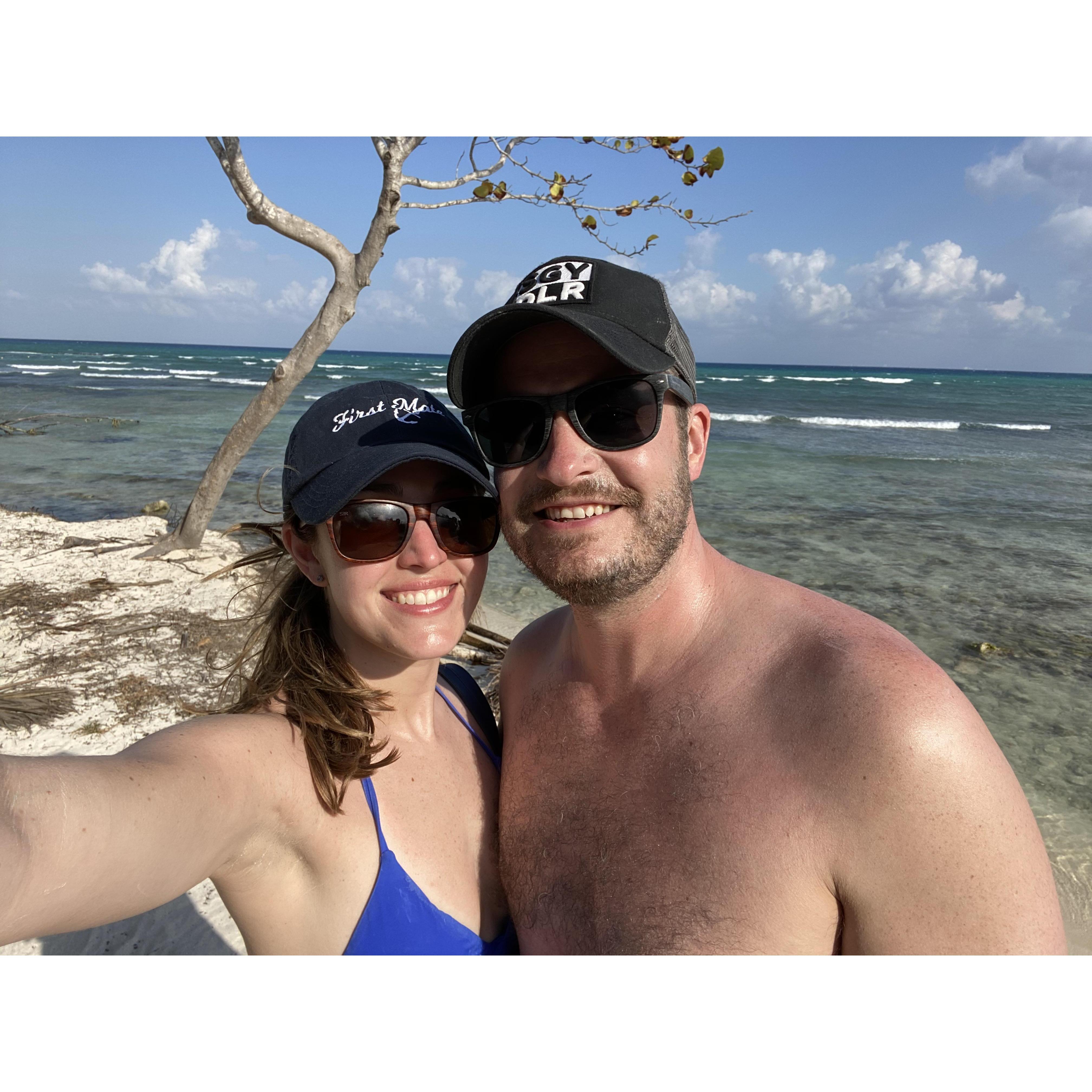 Playa Del Carmen, when we thought we may not be allowed back in the country during the start of Covid.