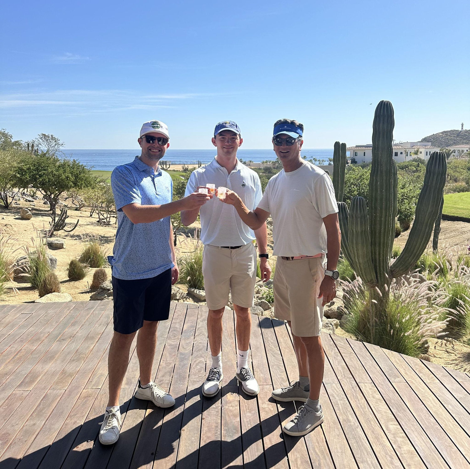 Cove Club course with the boys