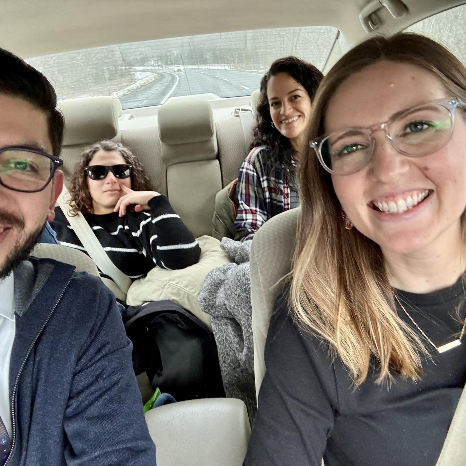 Jess could not be cooler. On our way to Canada!