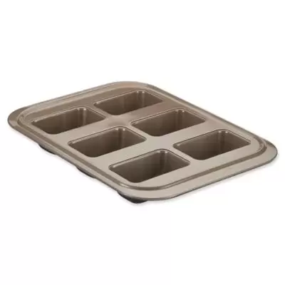 Anolon® Eminence™ Non-Stick 6-Cup Mini Loaf Pan in Onyx