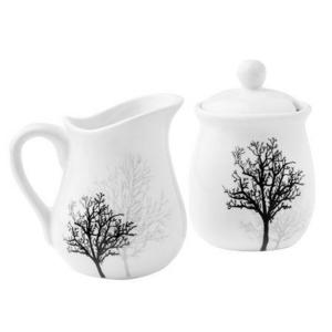 Corelle® Sugar & Creamer Set Coordinates w/ Corelle® Timber Shadows
