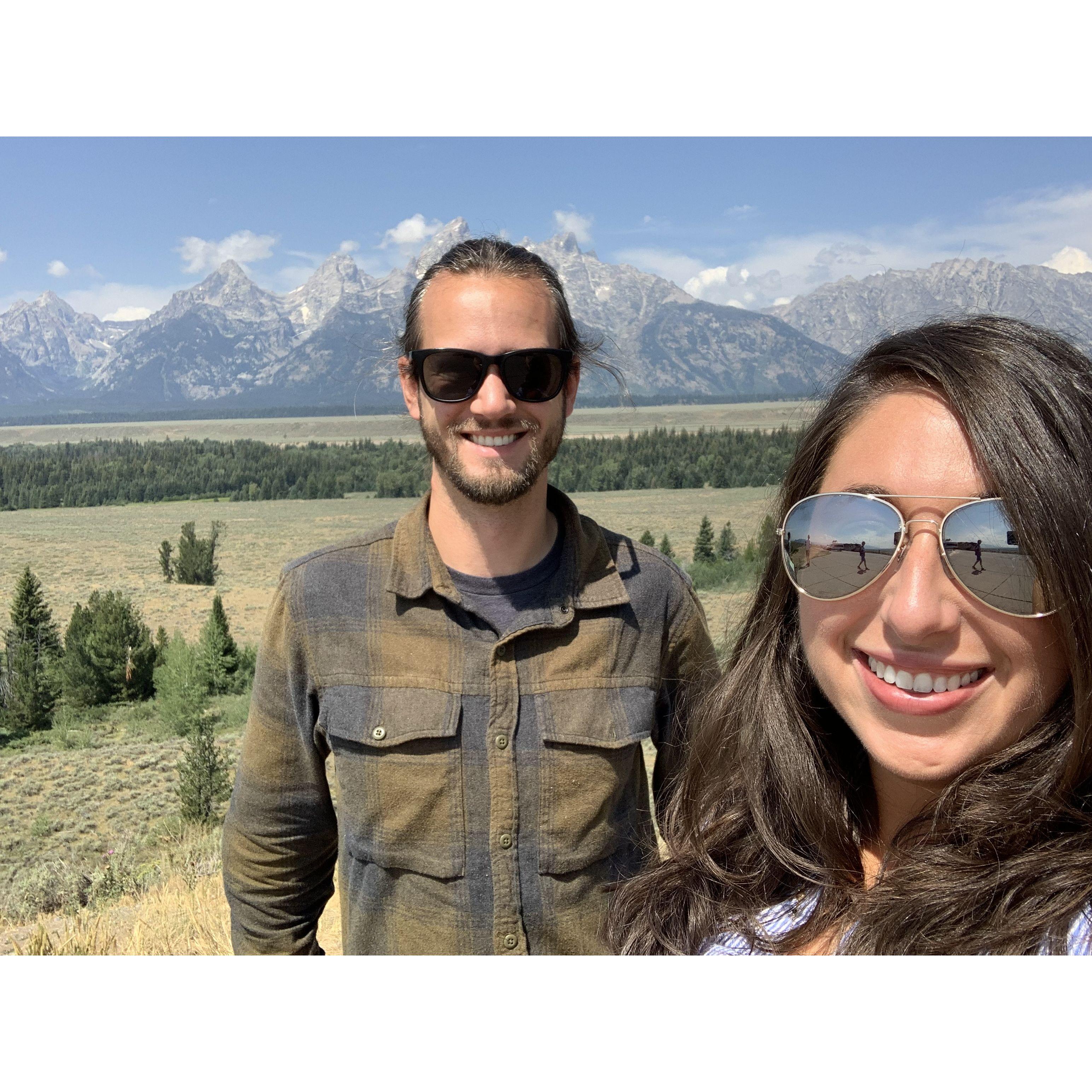 Grand Tetons near Schwabacher Landing