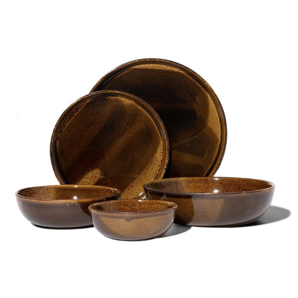 5-Piece Set in Tenmoku