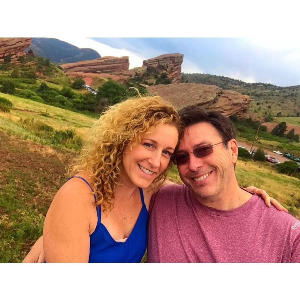 Bill's birthday at Red Rocks. Thievery Corporation