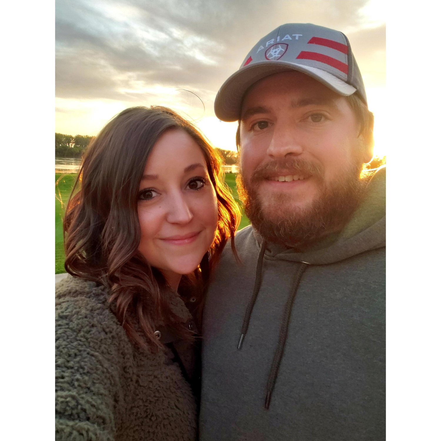 Dakota Dunes at Sunset and secretly planning our wedding