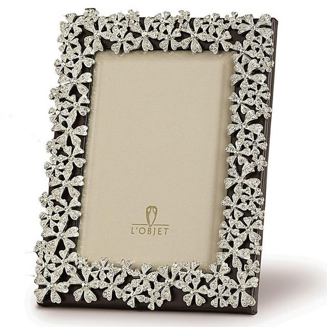 L'Objet "Platinum Garland" Frame, 5" x 7"