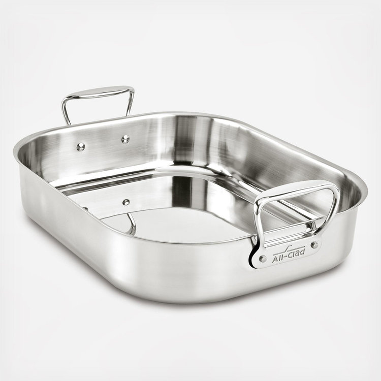 All-Clad, Rotisserie Roasting Pan with Rack | Zola