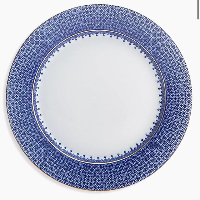MOTTAHEDEH Blue Lace Bread and Butter Plate