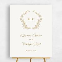 Wedding Sign - Eleanora Portrait