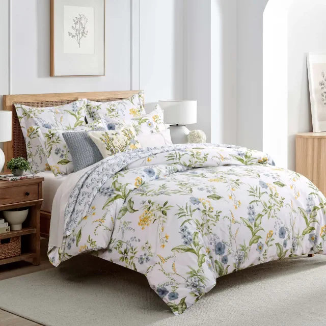 Viviana Blue King/Cal King Comforter Set - Levtex Home