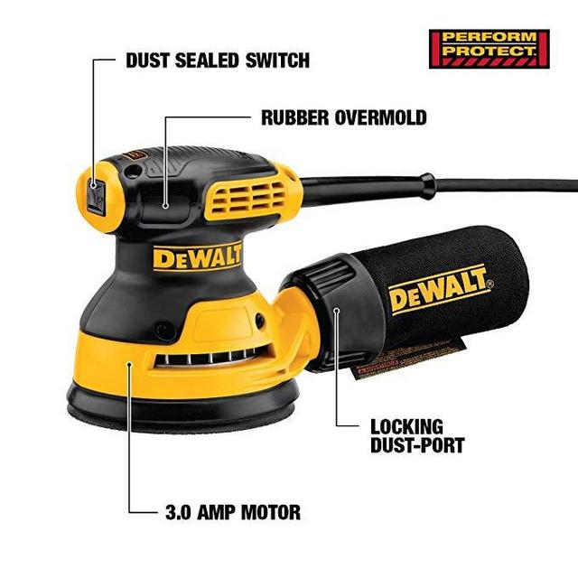 DEWALT DWE6421K Random Orbit Sander Kit, 5"