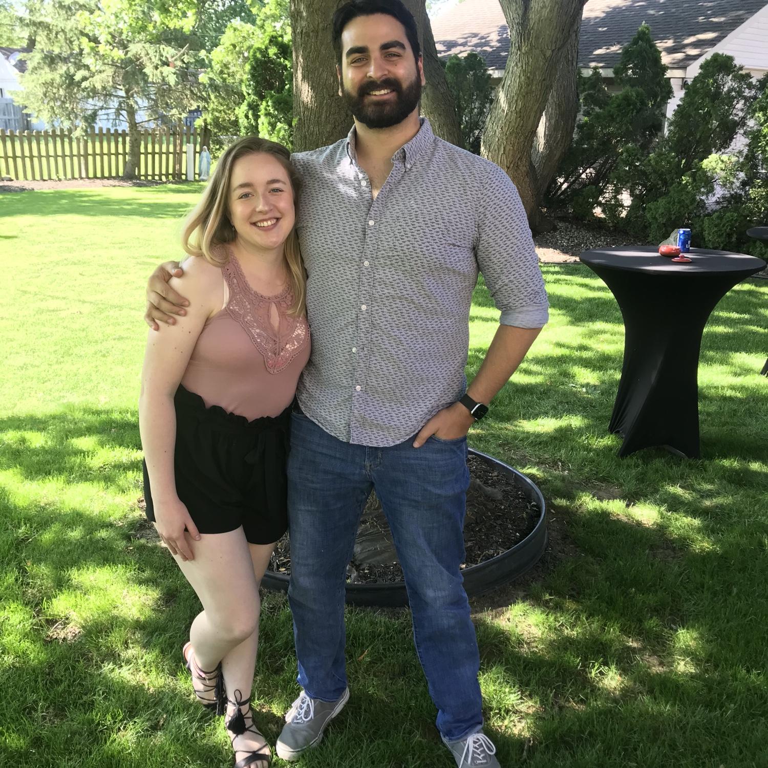 Our first picture together aka the hard launch 🤪
