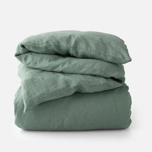 Linen Duvet Cover - Queen Size - Color: Laurel
