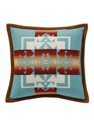 Chief Joseph Pillow- Small Aqua