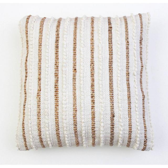 KLOVEN Cotton Pillow Ivory - Décor Therapy