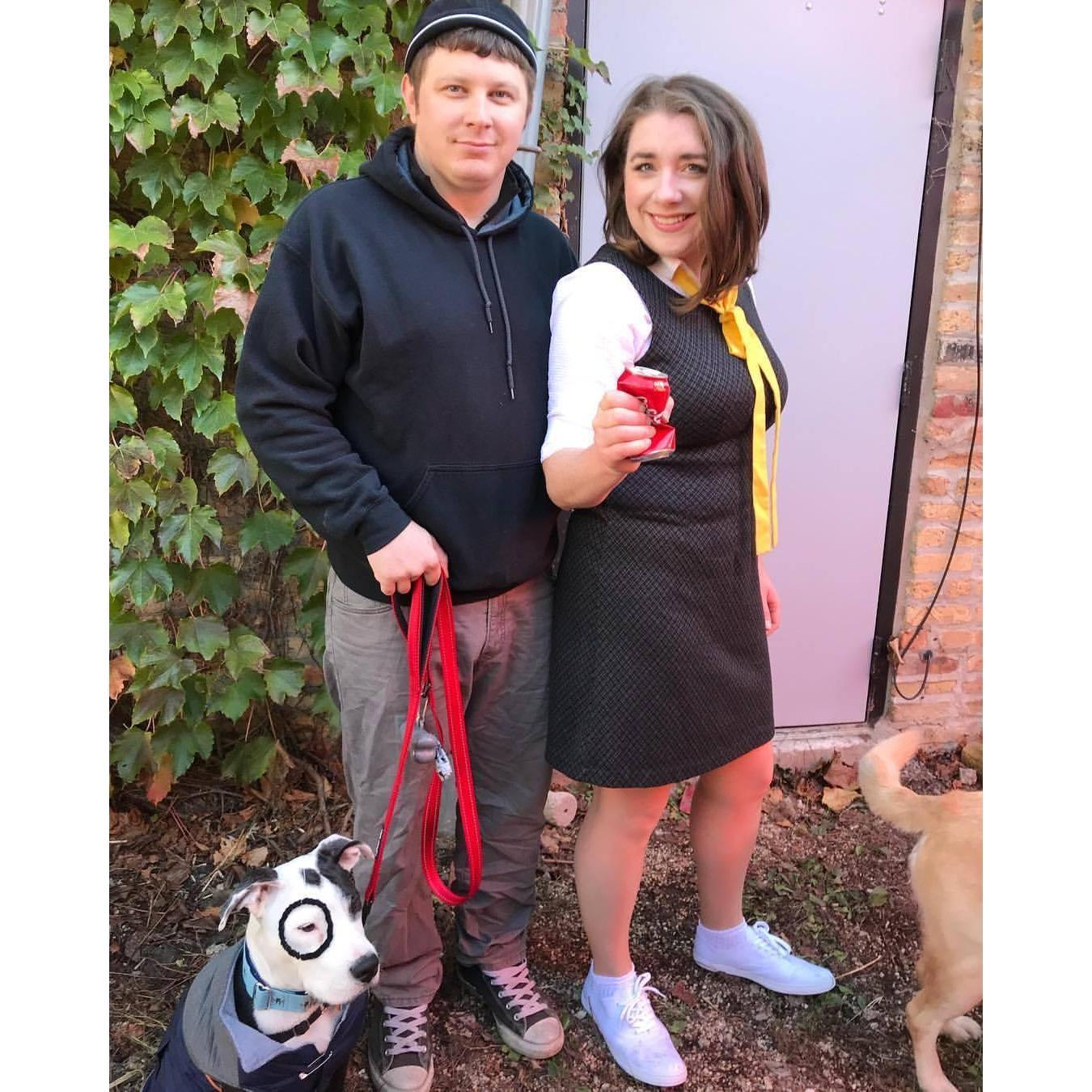 Spanky, Darla and Petey Halloween 2017