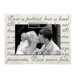 Grasslands Road 4-Inch x 6-Inch Corinthians Wedding Clip Frame in White