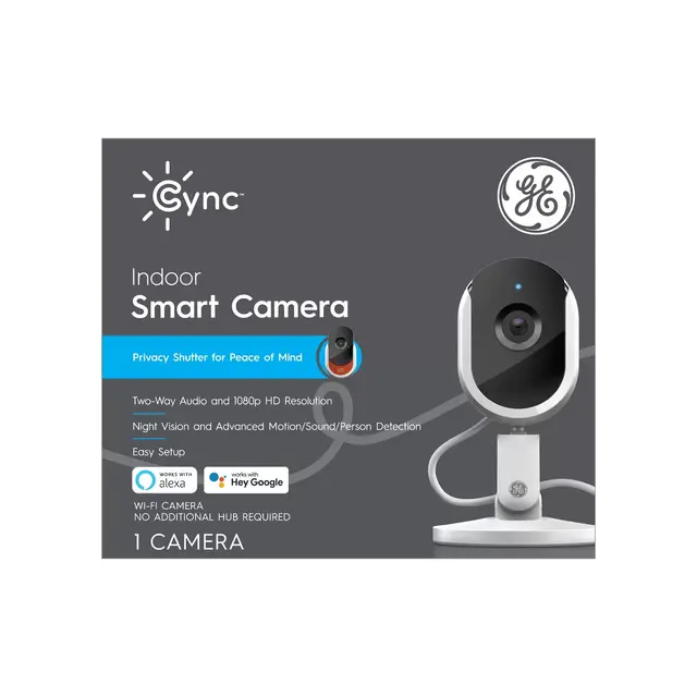 GE CYNC Smart Indoor Security Camera