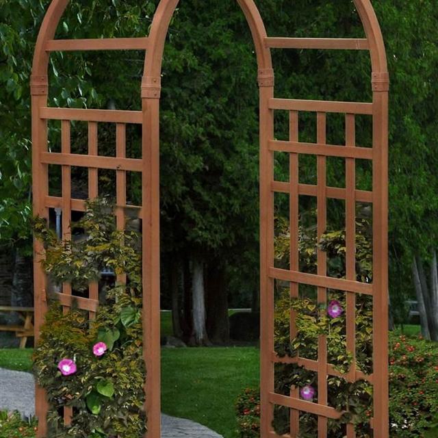 Sierra 39"W x 81"H Composite Vinyl Arbor