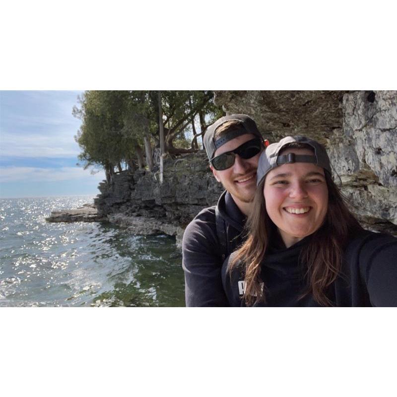 Calm days at Cave Point have us rock climbing from cave to cave