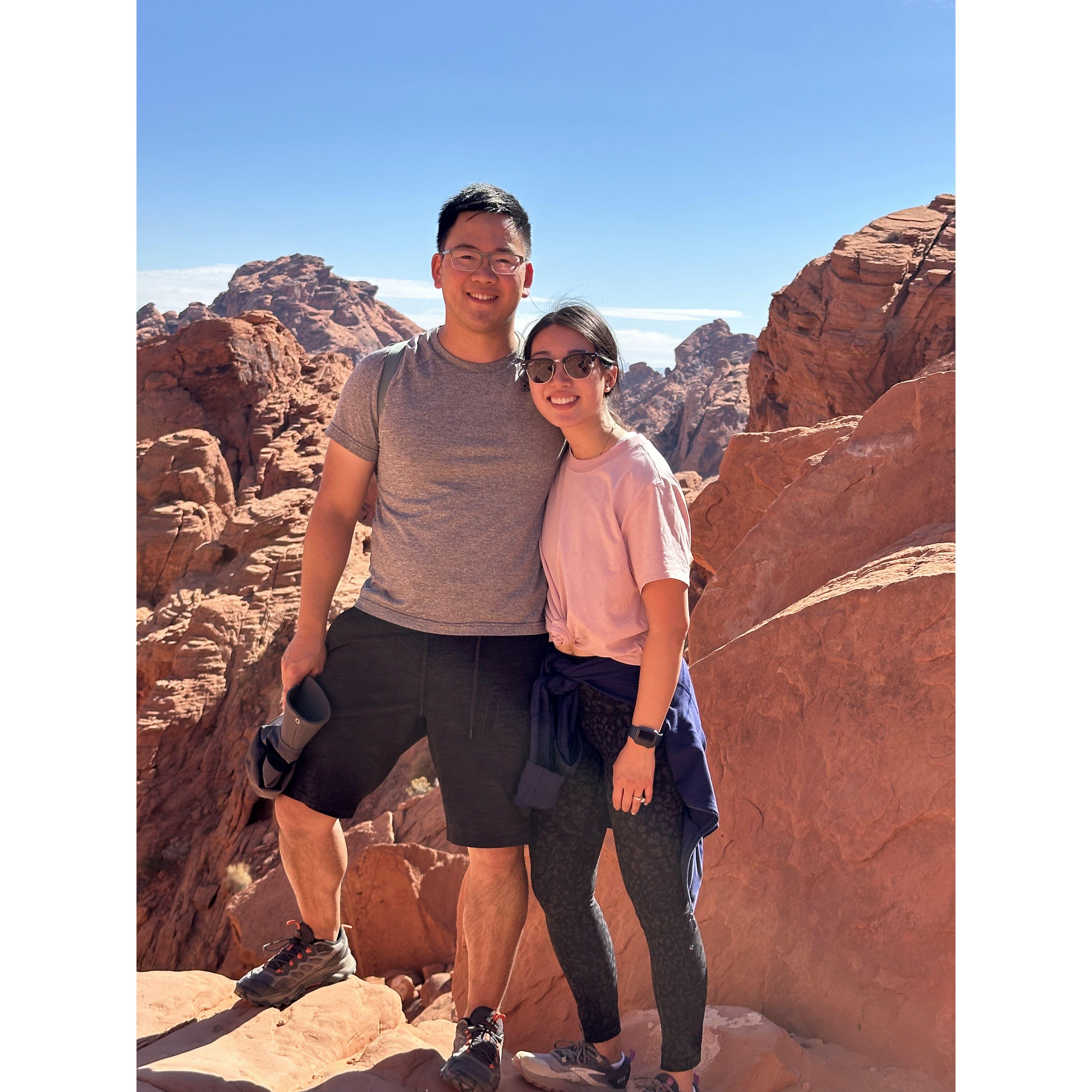 Exploring Valley of Fire in NV