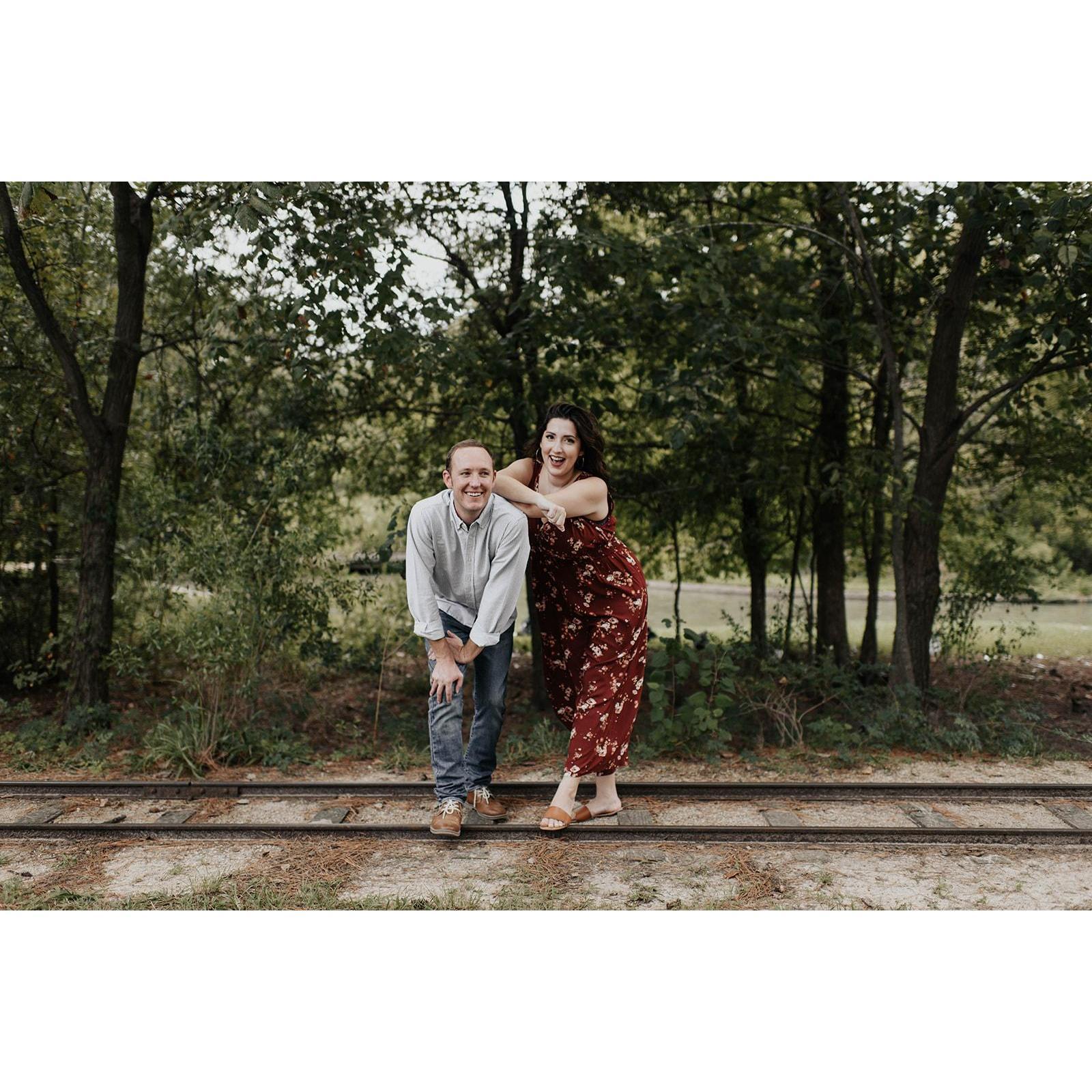Our photographer said, "Do your best Senior Portraits pose... but you're a couple... #Classof2020."
