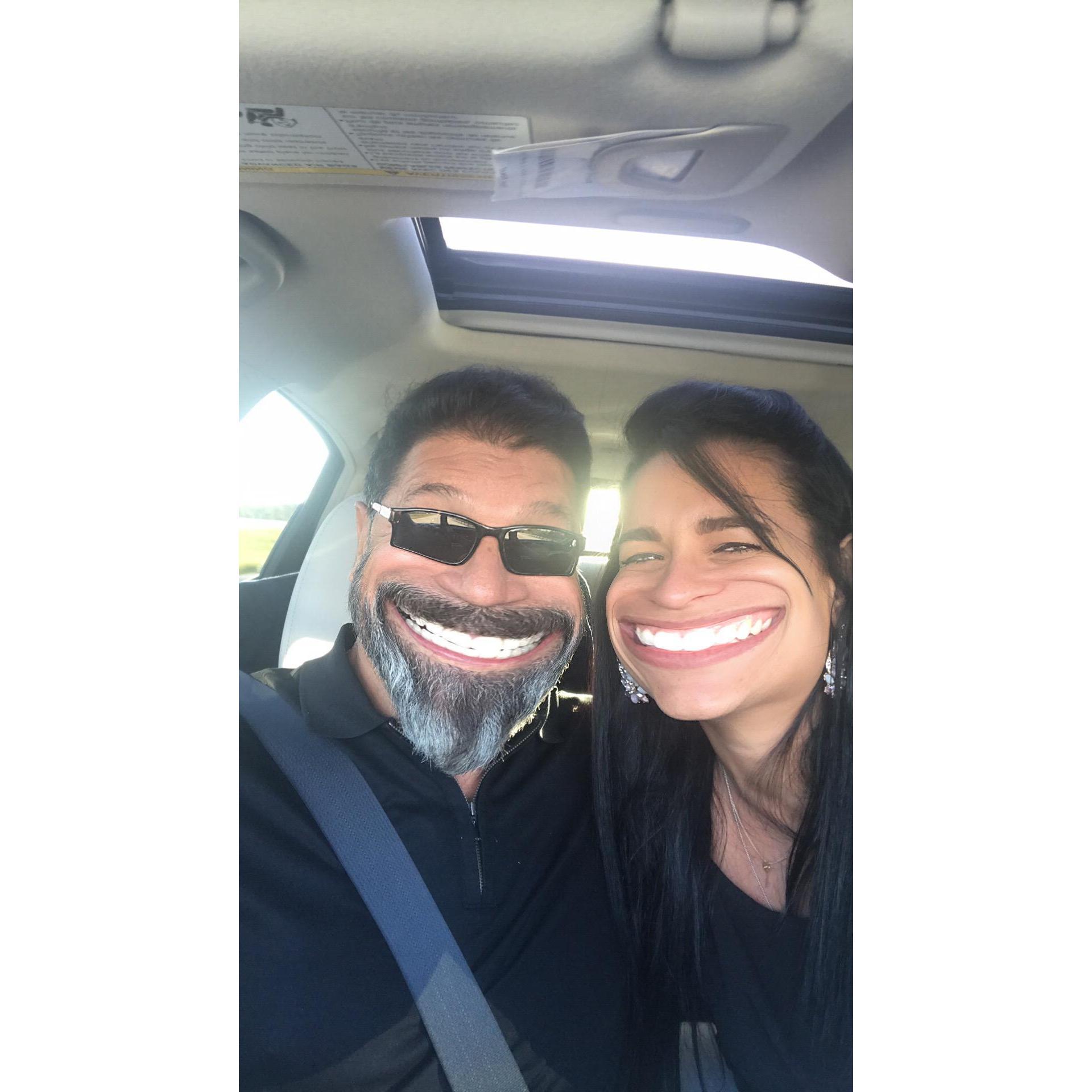 When we are together... we have a permanent smiles with each other!