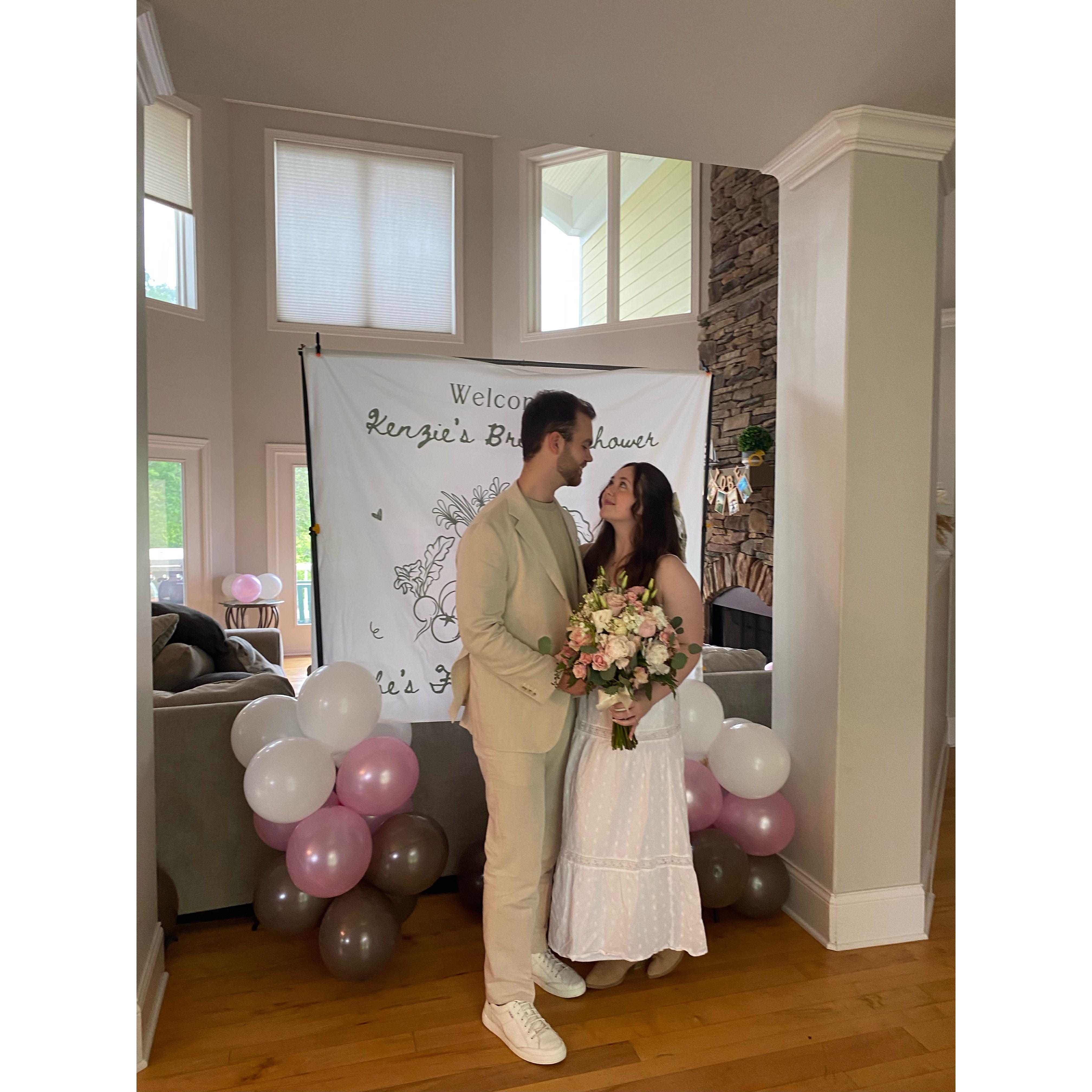 Surprise during my bridal shower! 5.10.25