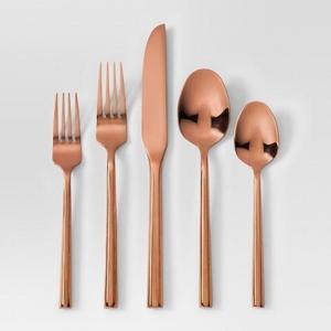 Izon Mirror 5pc Silverware Set Rose Gold - Project 62™