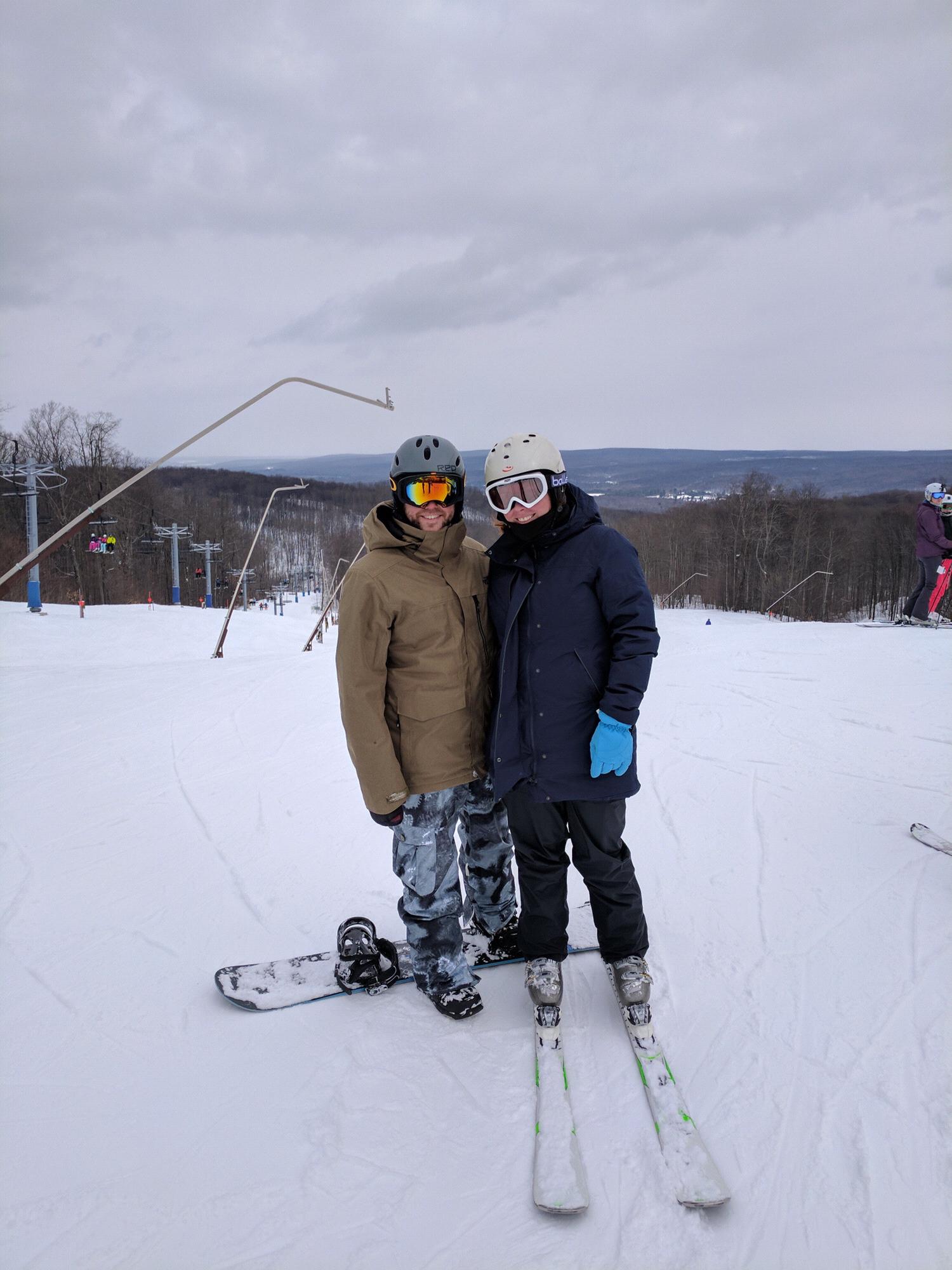 Skiing in Boyne, MI, in Winter 2017.