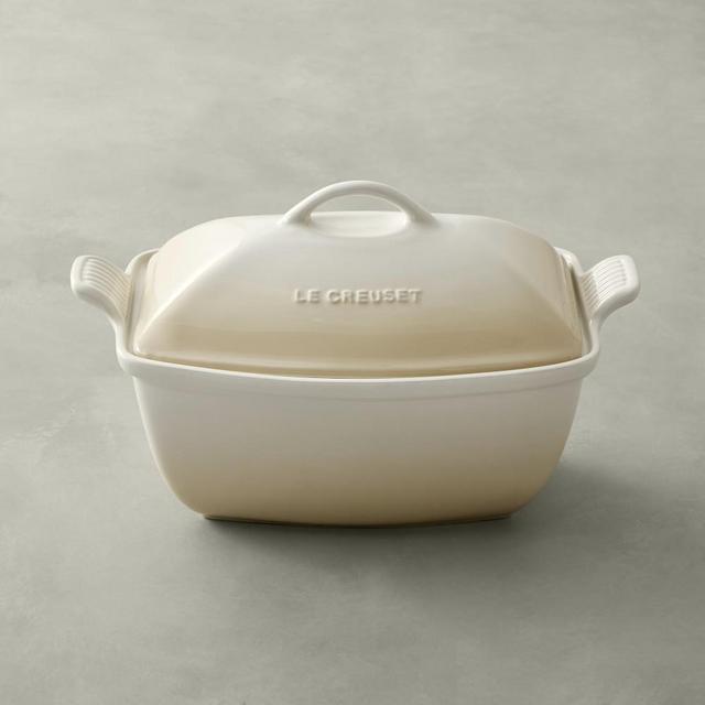 Le Creuset Heritage Deep Covered Baker, 4 1/2-Qt., Meringue