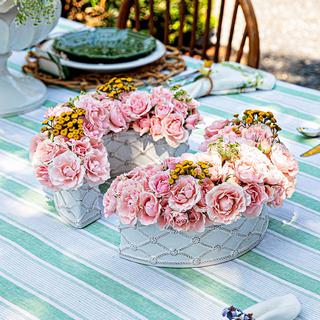 Berry & Thread Petite Parterre Garden Half Circle Vase, Set of 2