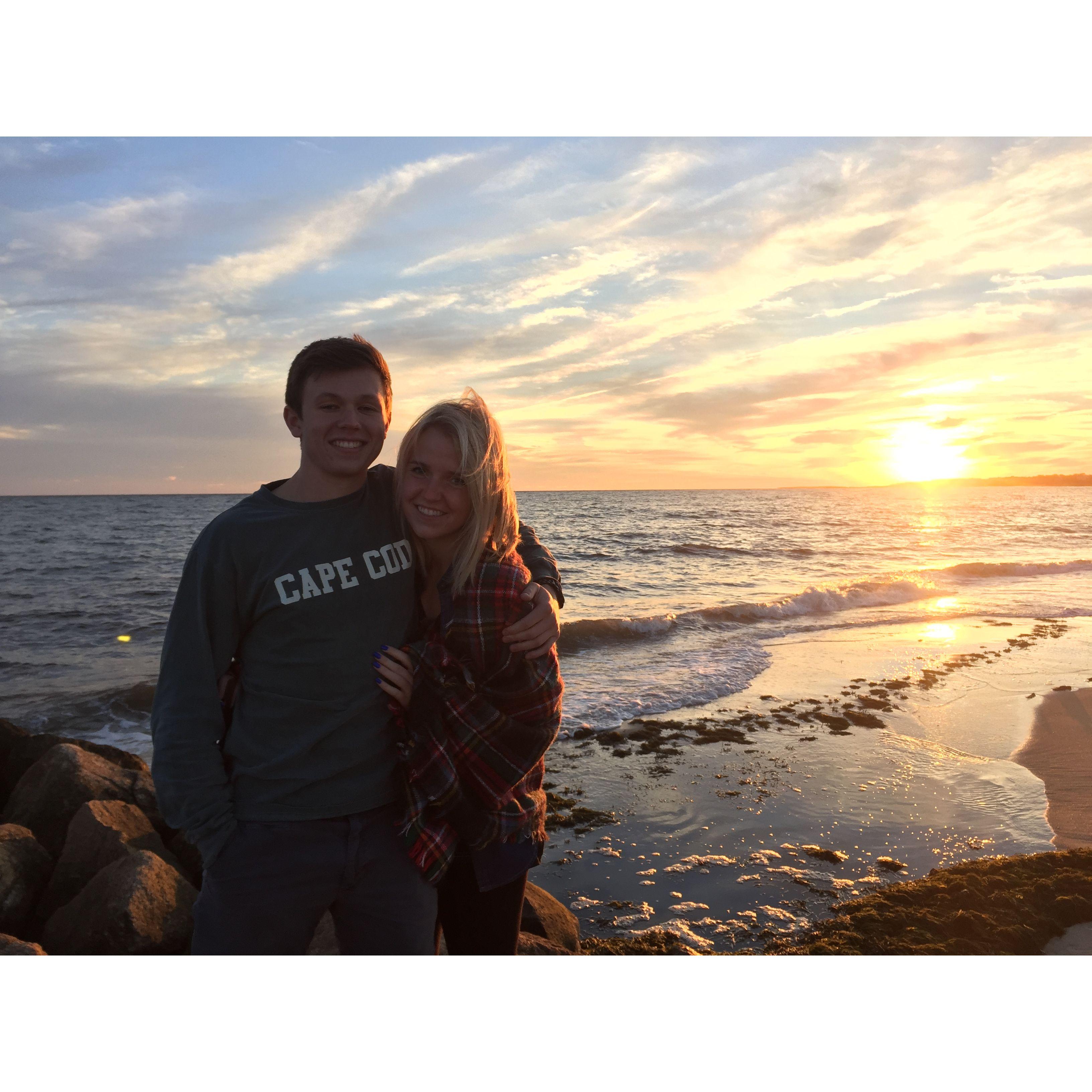 Cape Cod during senior year at Villanova. (Not pictured: Brendan and Chris)