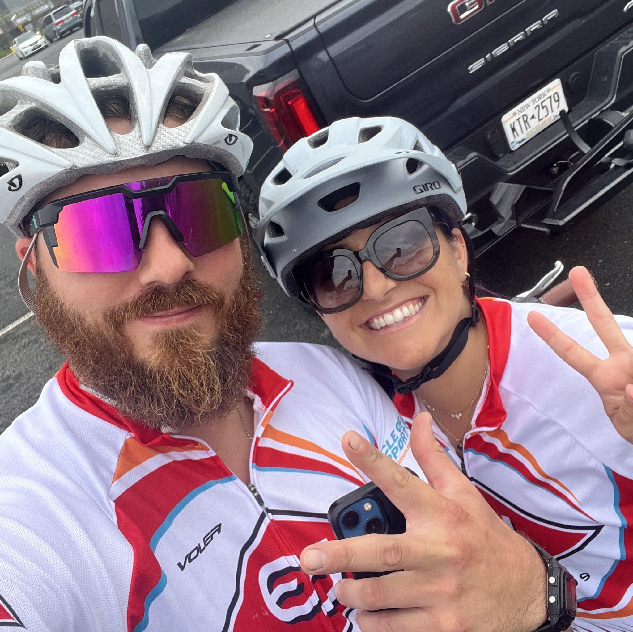 For the past 3 years, we've biked in EJ Electric's Annual Charity Bike Ride and rocked these custom EJ jerseys!
