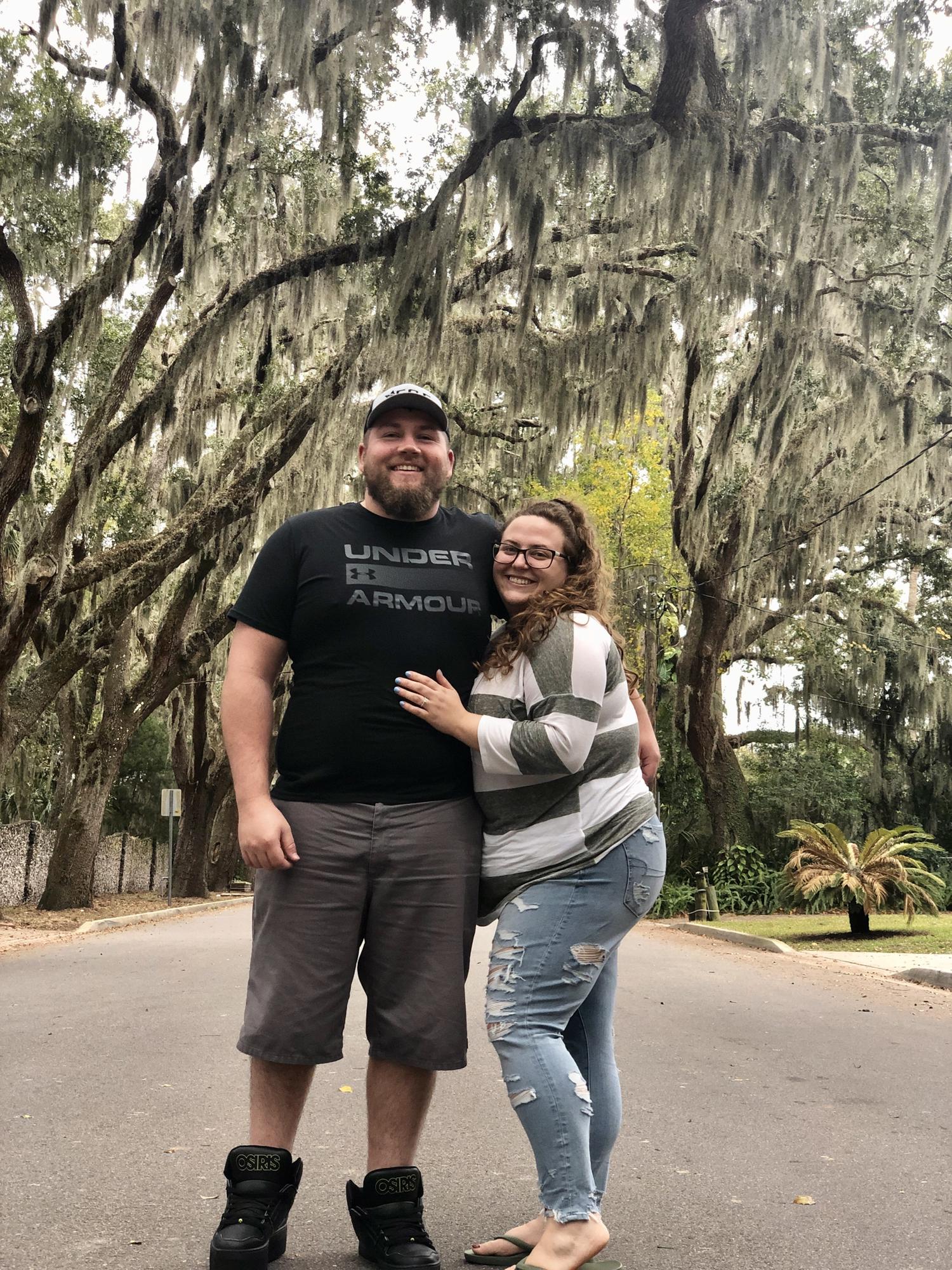 When we got engaged!