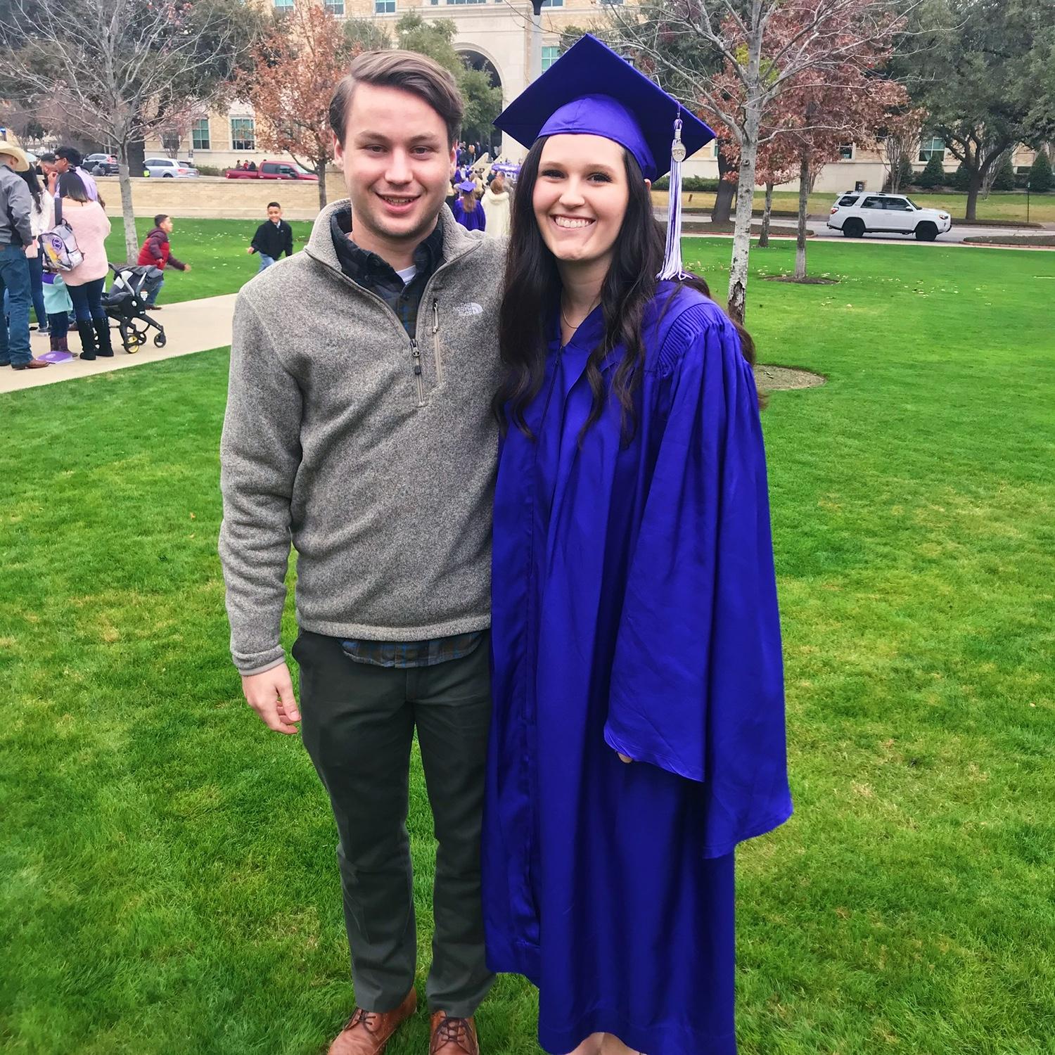 Kelsey's TCU graduation 2019