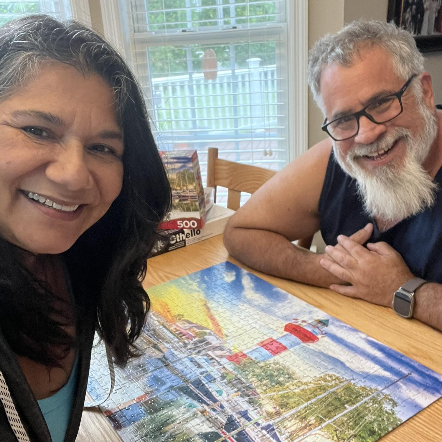 Thanks for the puzzle mom ~ puzzle #2 complete 🧩🧩