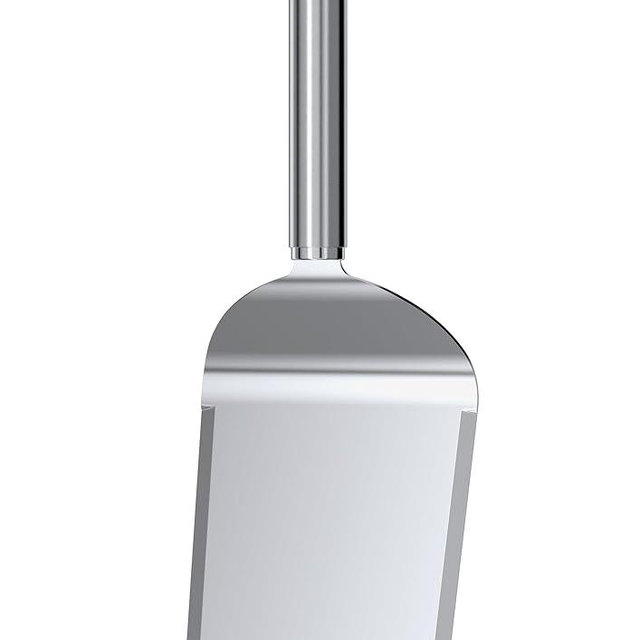 RÖSLE plancha Wide Spatula BBQ Spatula with Rounded Corners for Turning Meat and Vegetables, 18/10 Stainless Steel, Dishwasher Safe