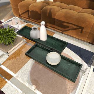 Modern Large 2-Piece Tray
