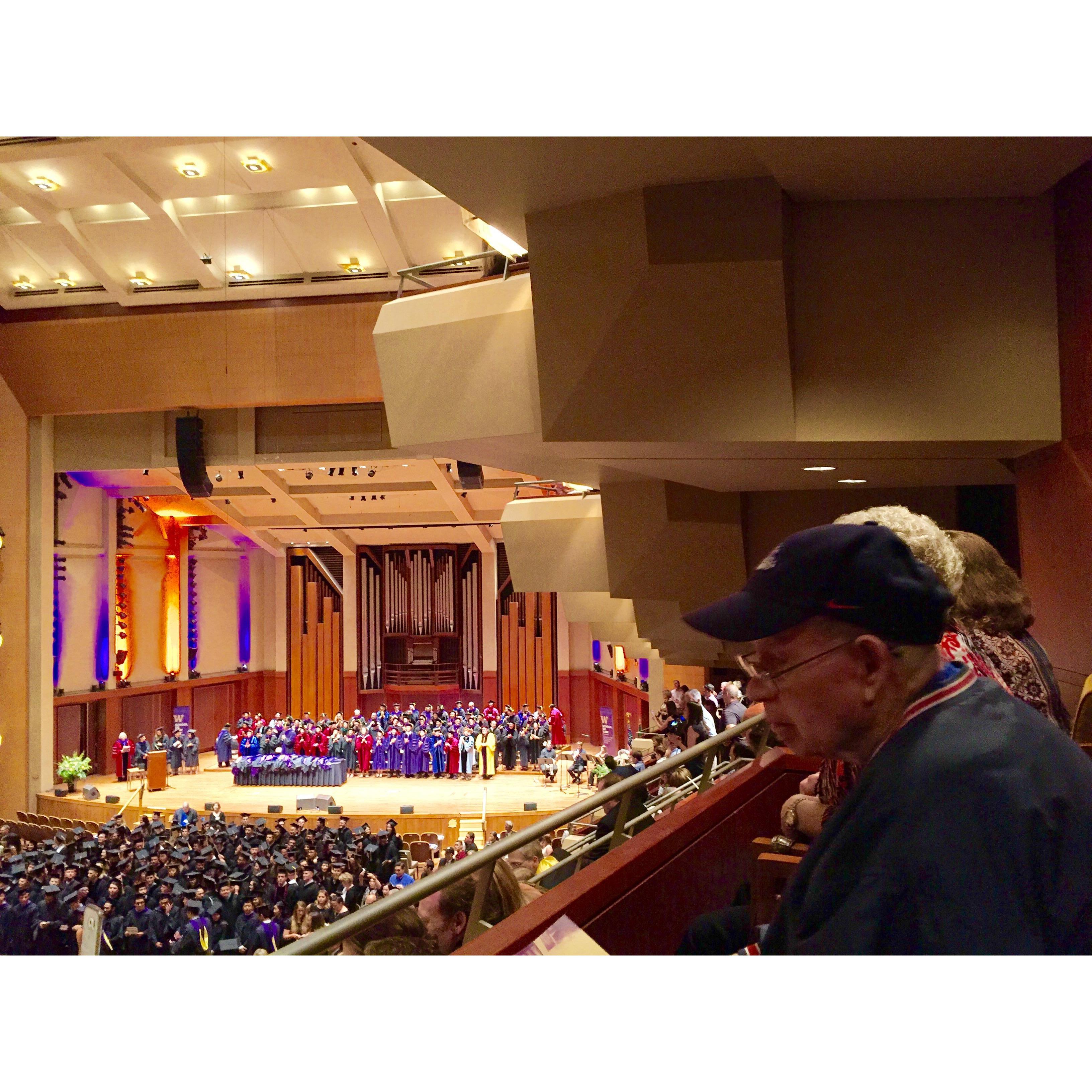 Graduation from Law School. Very thankful my Grandpa was still us with us to be here for this moment. He always supported me in everything I did.