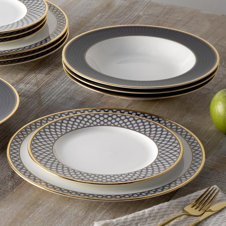 Noritake, Blueshire 12-Piece Dinnerware Set, Service for 4 | Zola
