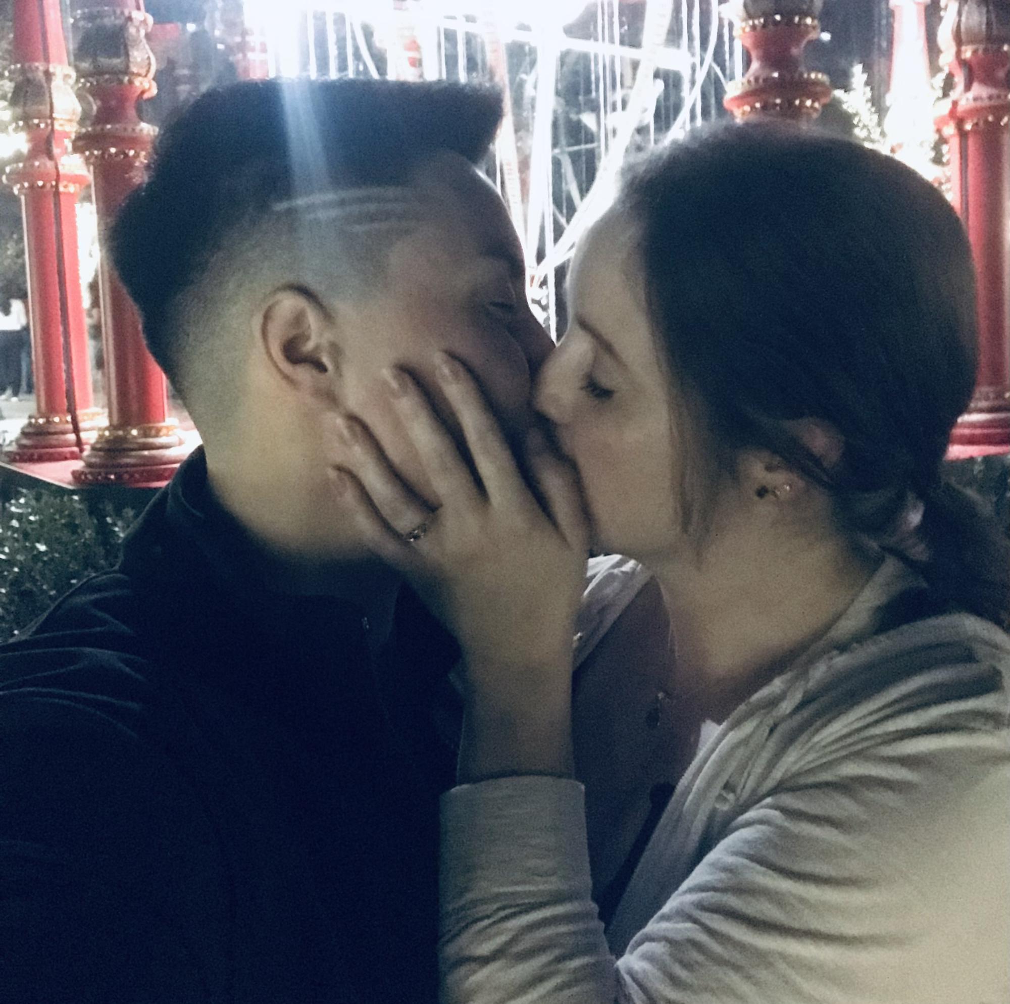 After Becca proposed.