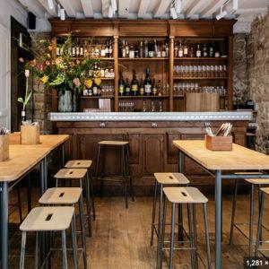 Sips at a Parisian Wine Bar