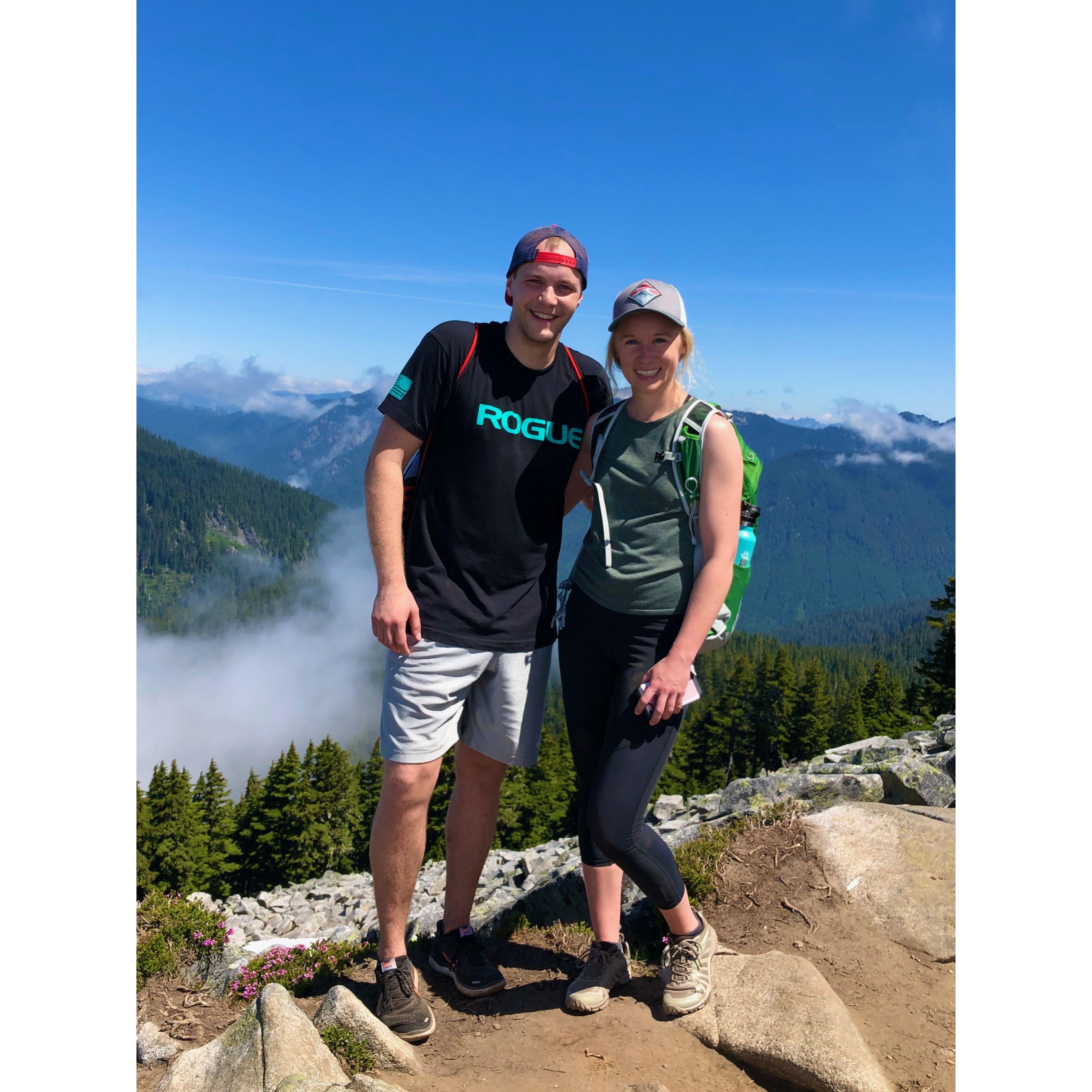 One of our first hikes!