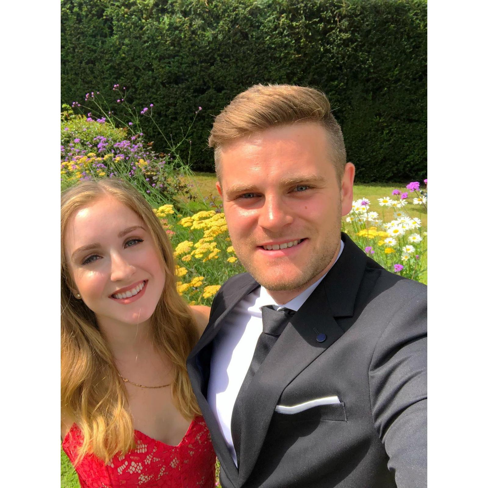 Attending a beautiful, British wedding.