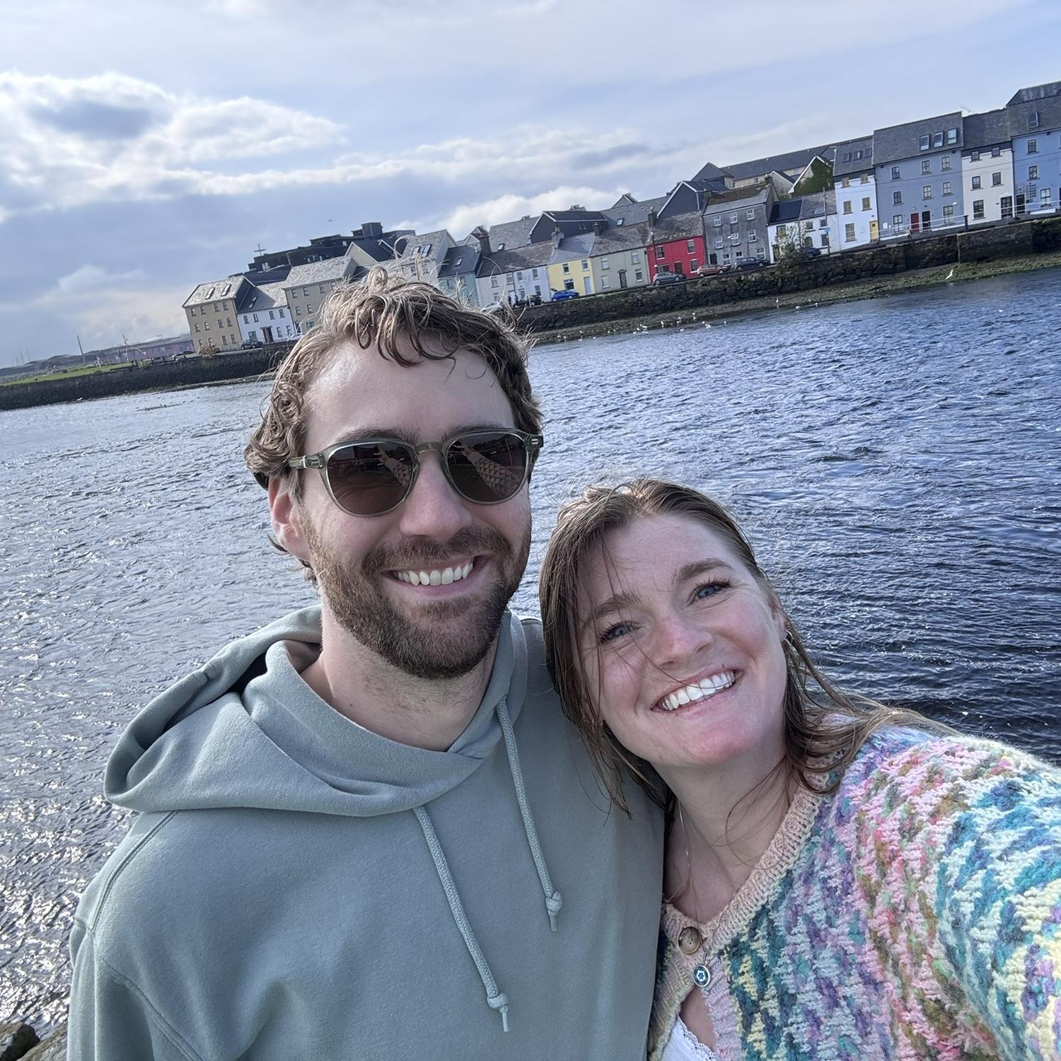 buying our wedding bands in Galway.