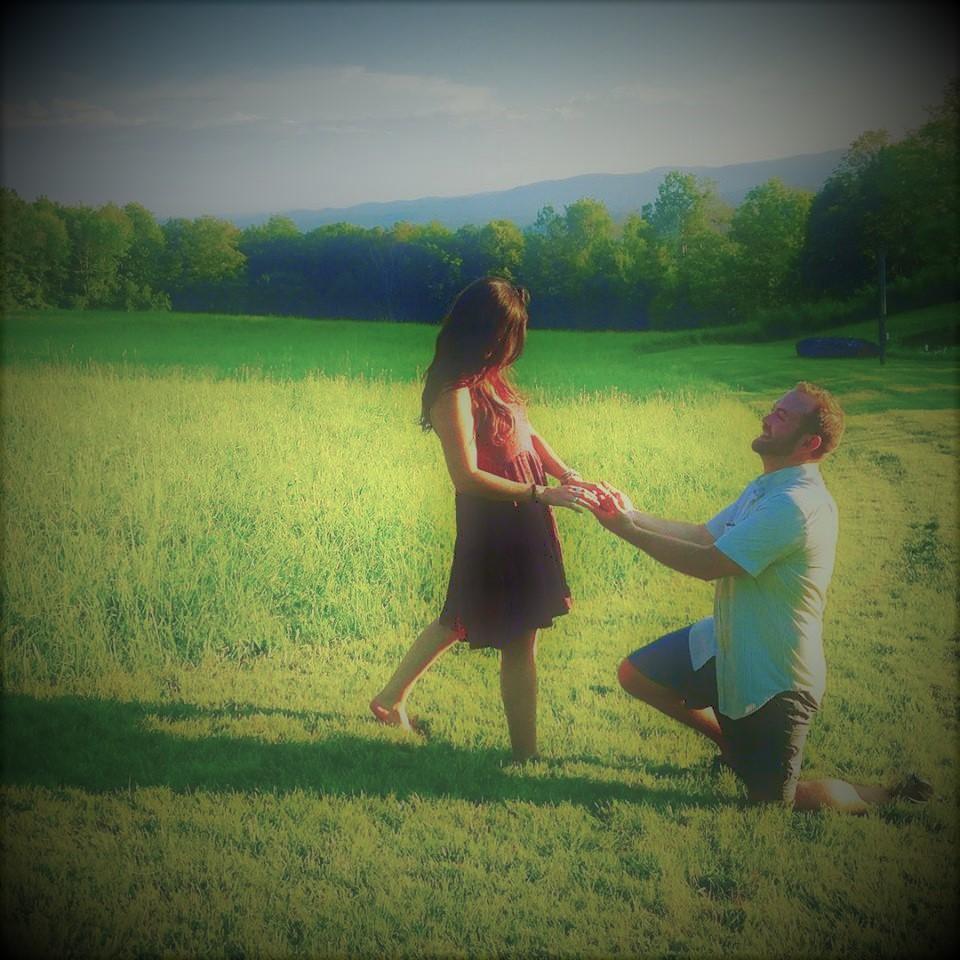 When I proposed to you at the cabin in Vermont...